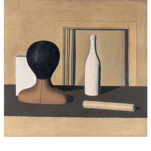 Giorgio Morandi, "Natura morta (Still Life)," 1918. Oil on canvas, 68.5 x 72 cm. Pinacoteca di Brera, Milan, Courtesy of MiBAC. (c) 2018 Artists Rights Society (ARS), New York / SIAE, Rome.